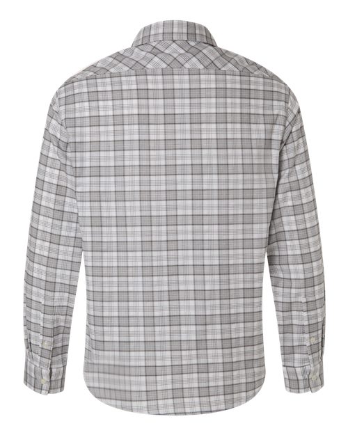 Devon & Jones Men's Concord Yarn-Dye Flannel Shirt - Back