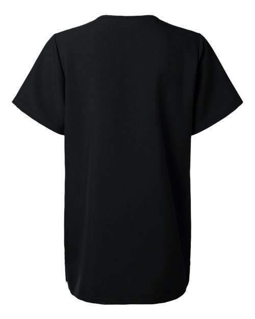 Hanes Women's V-Neck 3 Pocket Scrub Top - Back