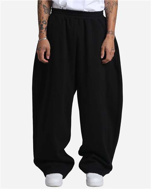 Shaka Wear Unisex Balloon Fleece Pants - Model Front