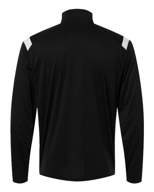 Badger Men's On The Rise Quarter-Zip Pullover - Back