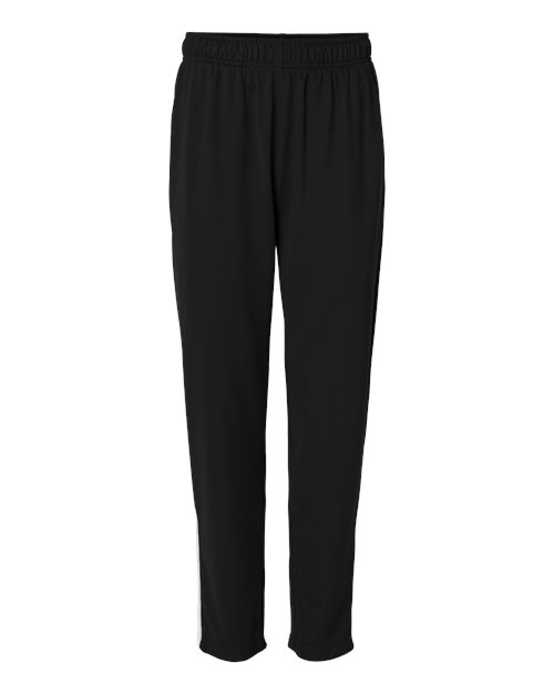 Badger Men's On The Rise Outercore Warm-Up Pants - Black/ White Front