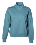 Independent Trading Co. Women's Perform Quarter-Zip Pullover - Agave Front