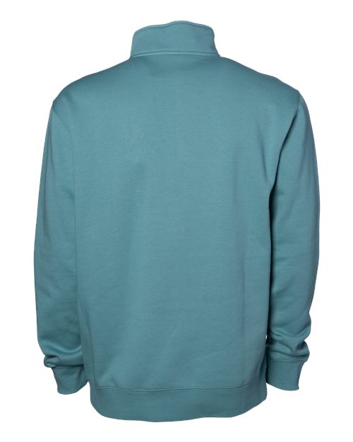 Independent Trading Co. Unisex Midweight Quarter-Zip Pullover - Back