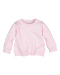 Rabbit Skins Infant Crewneck Sweatshirt - Ballerina Front