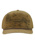 DRI DUCK Mallard Nature Scene Cap - Wheat Front
