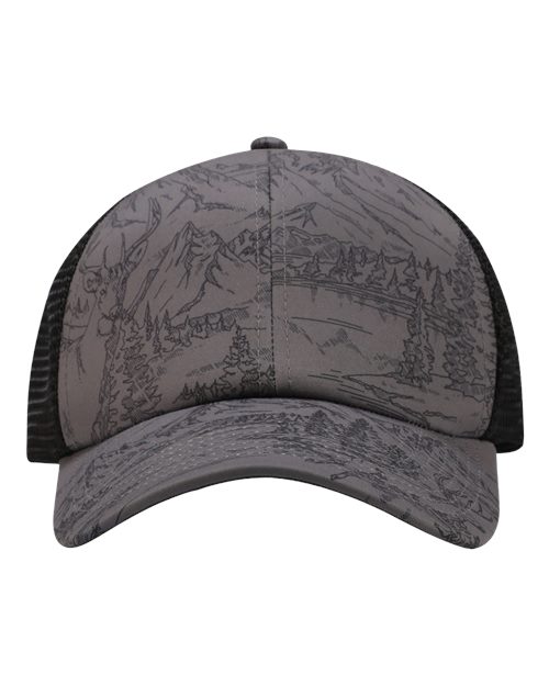 DRI DUCK Buckridge Trucker Cap - Black Front