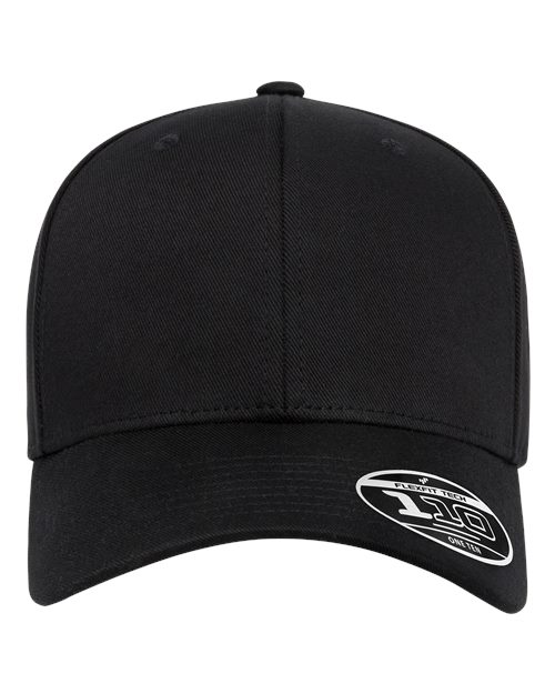 Flexfit Cotton Blend Adjustable Cap - Black Front