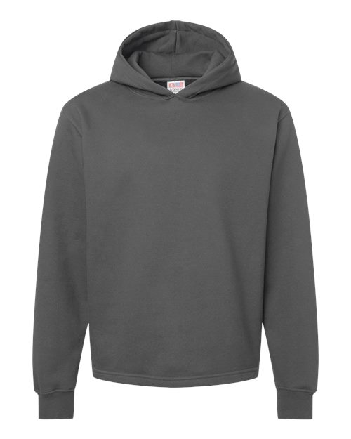 Bayside Unisex Quintessential Hooded Sweatshirt - Charcoal Front