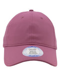 Infinity Her Women's Perforated Performance Cap - Berry/ Starburst Front