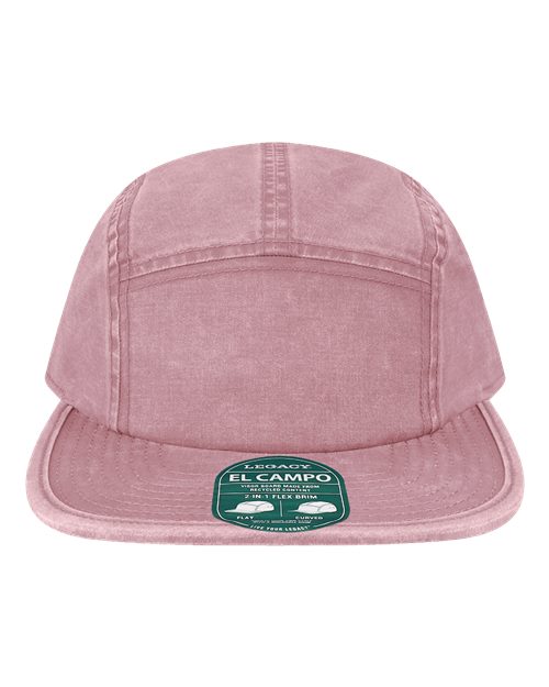 LEGACY El Campo Five-Panel Camper Hat - Dusty Rose Front