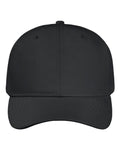 Valucap Poly Twill Cap - Black Front