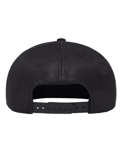 YP Classics Classic Five-Panel Trucker Rope Cap - Back