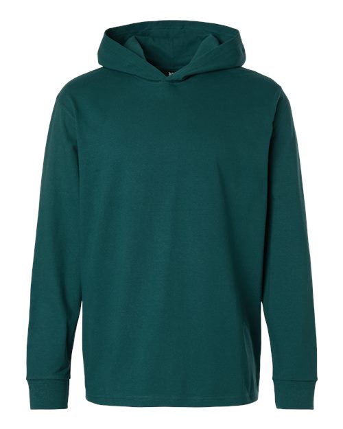 Gildan Unisex Hammer™ Maxweight Hooded T-Shirt - Fan Marine Green Front