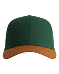 Imperial The Elements Recycled Two-Tone Performance Cap - Forest Green/ Buckthorn Brown Front
