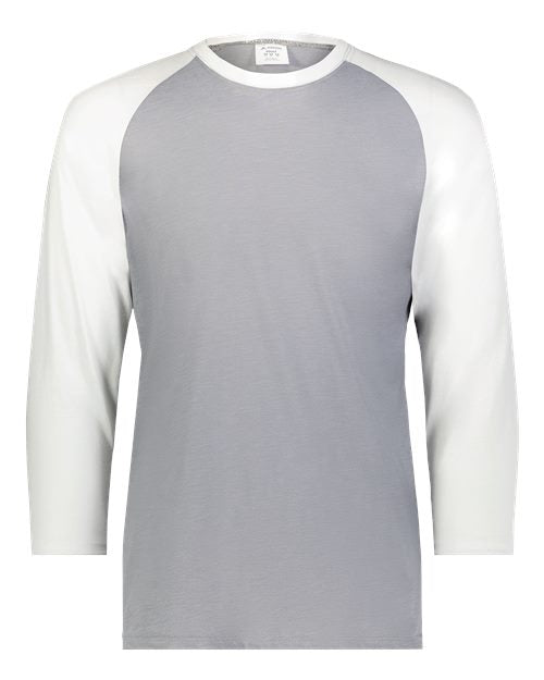 Augusta Sportswear Men's Gameday Vintage T-Shirt - Grey Heather/ White Front