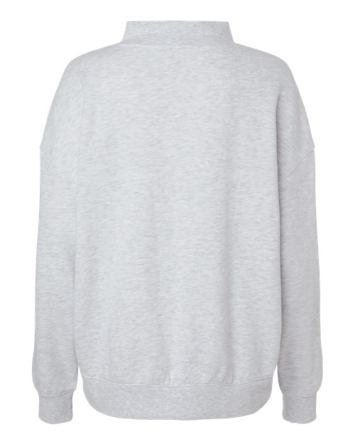 Independent Trading Co. Women's Midweight Mock Neck Sweatshirt - Back
