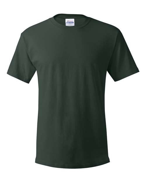 Hanes Unisex Essential-T T-Shirt - Deep Forest Front