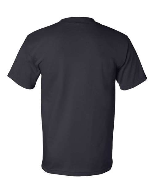 Unisex USA-Made Heavyweight T-Shirt - Navy Back