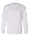 Bayside Unisex USA-Made Long Sleeve T-Shirt - Ash Front