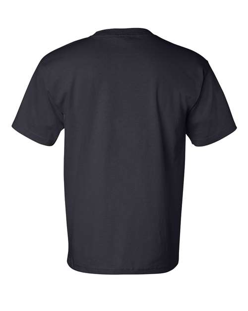 Unisex USA-Made Pocket T-Shirt - Navy Back