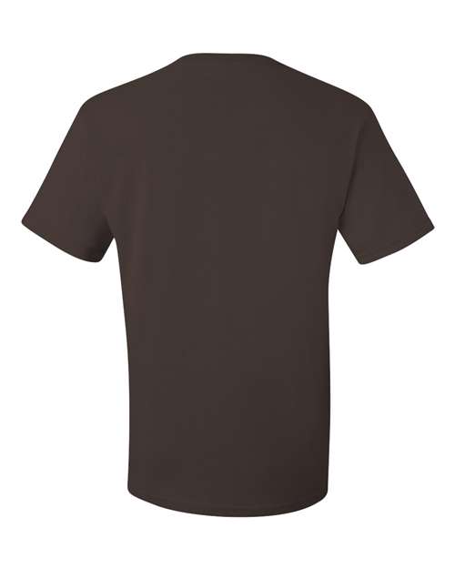 Unisex Dri-Power® 50/50 T-Shirt - Chocolate Back
