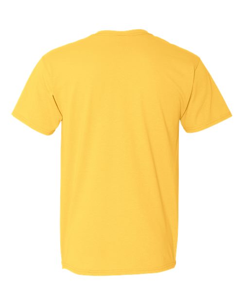 Unisex Dri-Power® 50/50 T-Shirt - Island Yellow Back