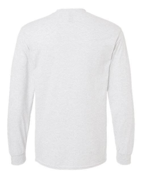 Unisex DryBlend® 50/50 Long Sleeve T-Shirt - Ash Back