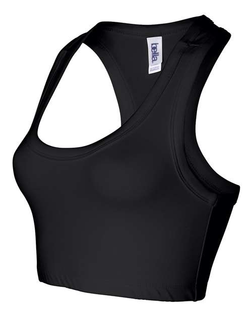 BELLA + CANVAS Women's Nylon Spandex Sports Bra - Side