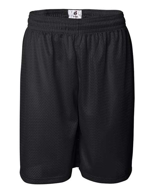 Badger Men's Pro Mesh 9" Shorts - Black Front