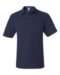 JERZEES Men's SpotShield® 50/50 Polo with Pocket - J. Navy Front