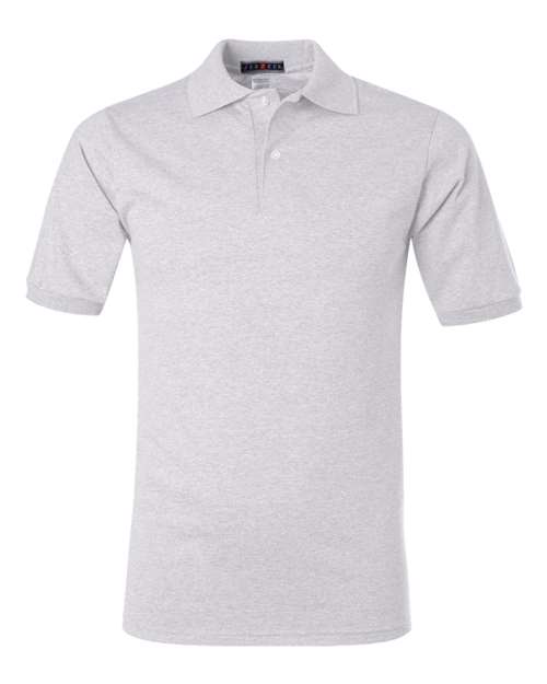 JERZEES Men's SpotShield® 50/50 Polo - Ash Front