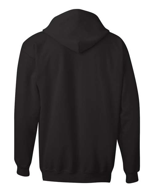 Hanes Unisex Ultimate Cotton® Full-Zip Hooded Sweatshirt - Back