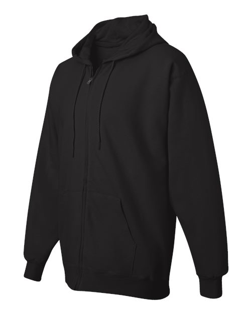 Hanes Unisex Ultimate Cotton® Full-Zip Hooded Sweatshirt - Side