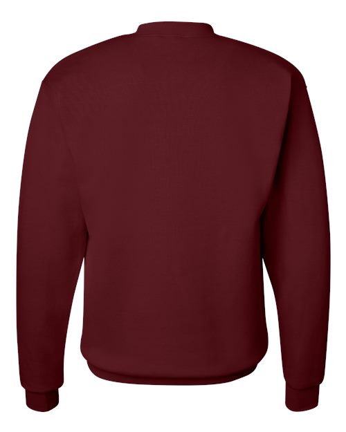 Unisex EcoSmart® Crewneck Sweatshirt - Maroon Back