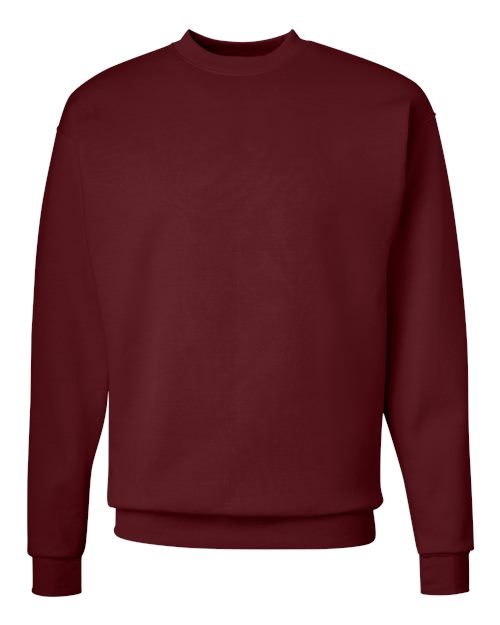 Unisex EcoSmart® Crewneck Sweatshirt - Maroon Front