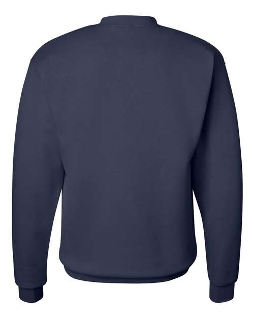 Unisex EcoSmart® Crewneck Sweatshirt - Navy Back