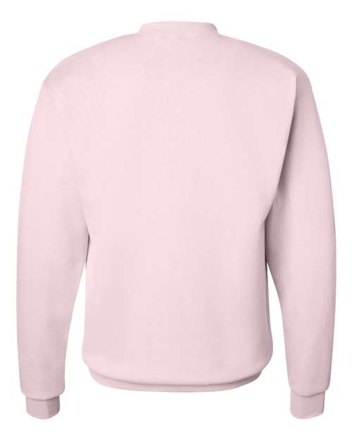 Unisex EcoSmart® Crewneck Sweatshirt - Pale Pink Back