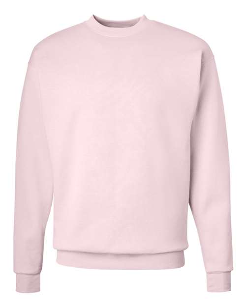 Unisex EcoSmart® Crewneck Sweatshirt - Pale Pink Front