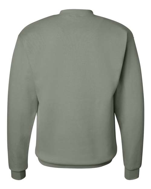 Unisex EcoSmart® Crewneck Sweatshirt - Stonewashed Green Back