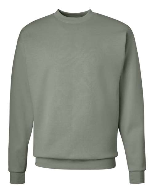 Unisex EcoSmart® Crewneck Sweatshirt - Stonewashed Green Front