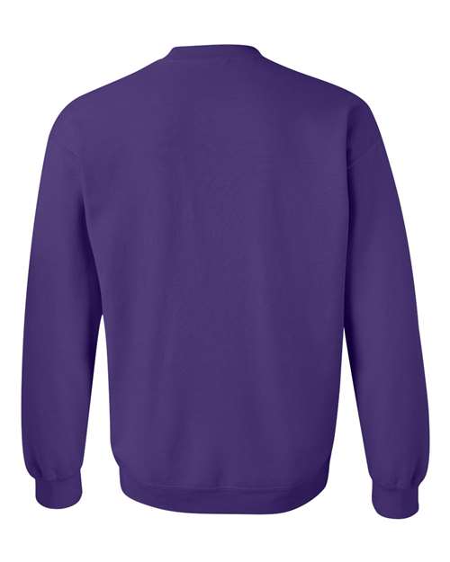 Unisex Heavy Blend™ Crewneck Sweatshirt - Purple Back