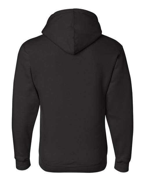 Bayside Unisex USA-Made Full-Zip Hooded Sweatshirt - Back