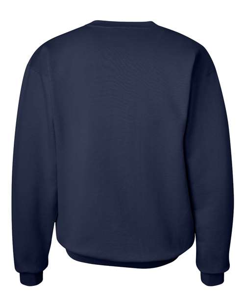 Unisex Ultimate Cotton® Crewneck Sweatshirt - Navy Back