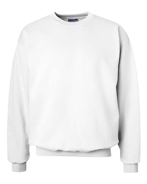 Unisex Ultimate Cotton® Crewneck Sweatshirt - White Front
