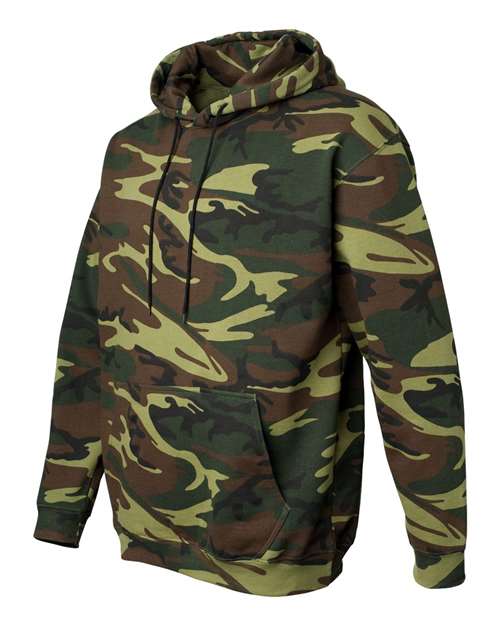 Code Five Unisex Camo Fleece Hoodie Sweatshirt - Side