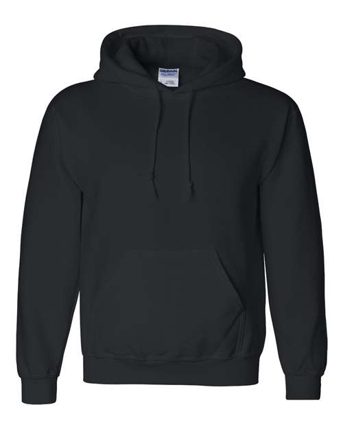 Unisex DryBlend® Hooded Sweatshirt - Black Front