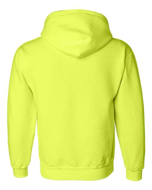 Unisex DryBlend® Hooded Sweatshirt - Safety Green Back