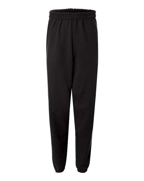 Hanes Unisex EcoSmart® Sweatpants - Black Front