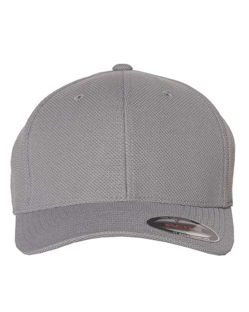 Flexfit Cool & Dry Piqué Mesh Cap - Grey Front