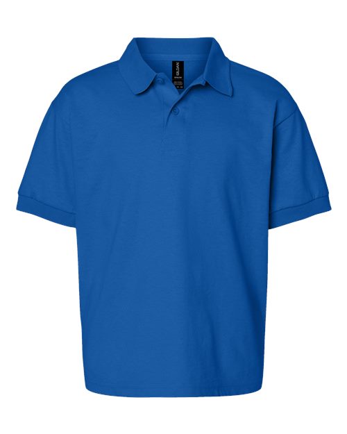 Youth DryBlend® Jersey Polo - Royal Front